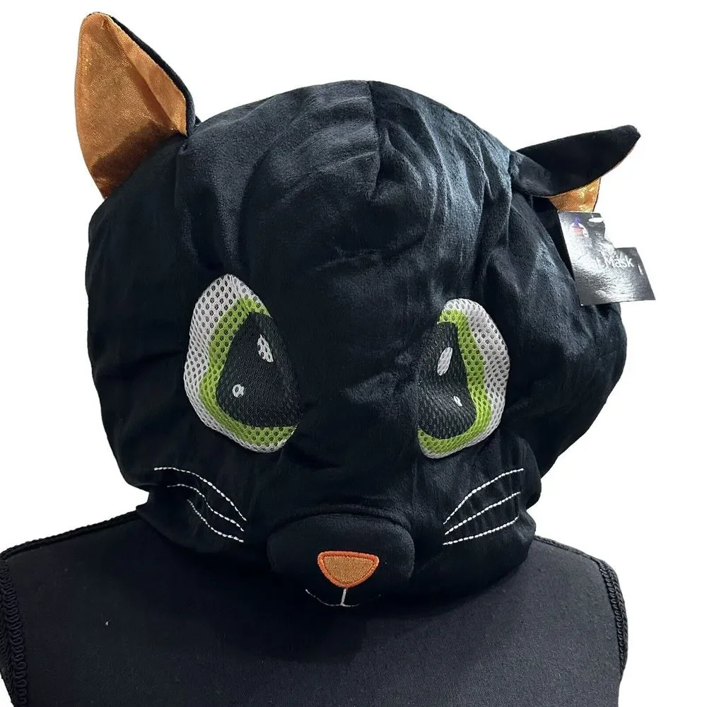 Halloween Costumes Adults Polyester Over The Head‎ Cat Mask